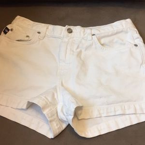 Bongo white jean shorts